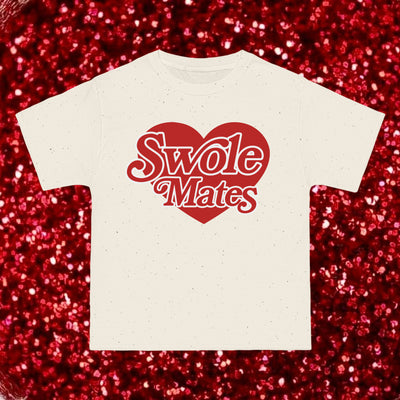 SWOLEMATES (CHERRY HEART)- TEE