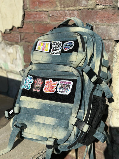 Tactical Backpack (45L) -denim (plain with free USA patch)