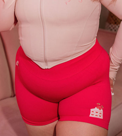 SHORTCAKE HOT PINK -SCRUNCH SHORTS -ERA