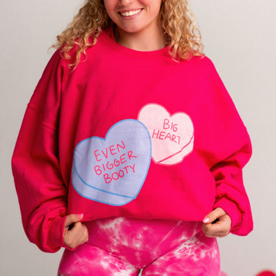 BIG HEART, EVEN BIGGER BOOTY - CREWNECK