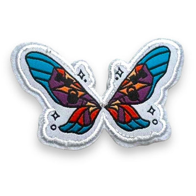 GYM GIRL BUTTERFLY- VELCRO PATCH