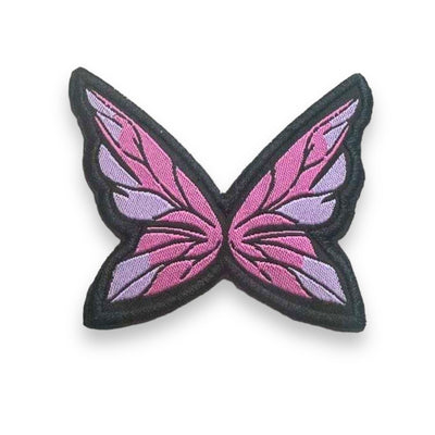 PINK/PURPLE BUTTERFLY- VELCRO PATCH