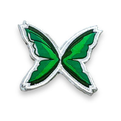 GREEN BUTTERFLY- VELCRO PATCH