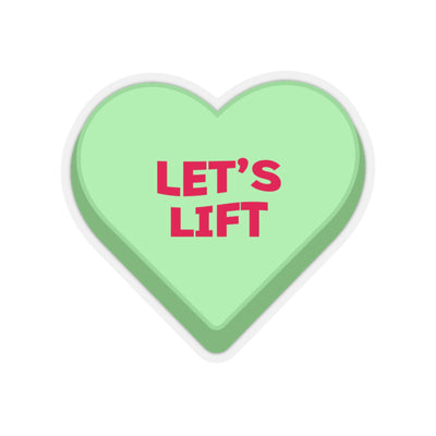 LET'S LIFT- STICKER